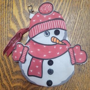 Thirty One snowman coin purse